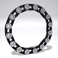 SGF Laschenringkupplung Laschenkupplung Gelenkscheibe Teilkreis 512,6 mm